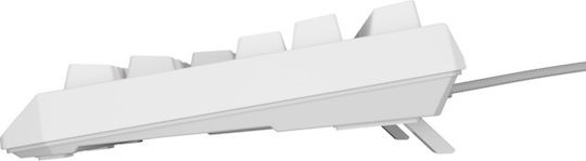 Genesis Thor 230 TKL Ασύρματο Gaming Μηχανικό Πληκτρολόγιο Tenkeyless με Outemu Red διακόπτες και RGB φωτισμό (Αγγλικό US) Λευκό