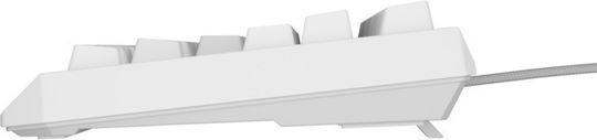 Genesis Thor 230 TKL Ασύρματο Gaming Μηχανικό Πληκτρολόγιο Tenkeyless με Outemu Red διακόπτες και RGB φωτισμό (Αγγλικό US) Λευκό