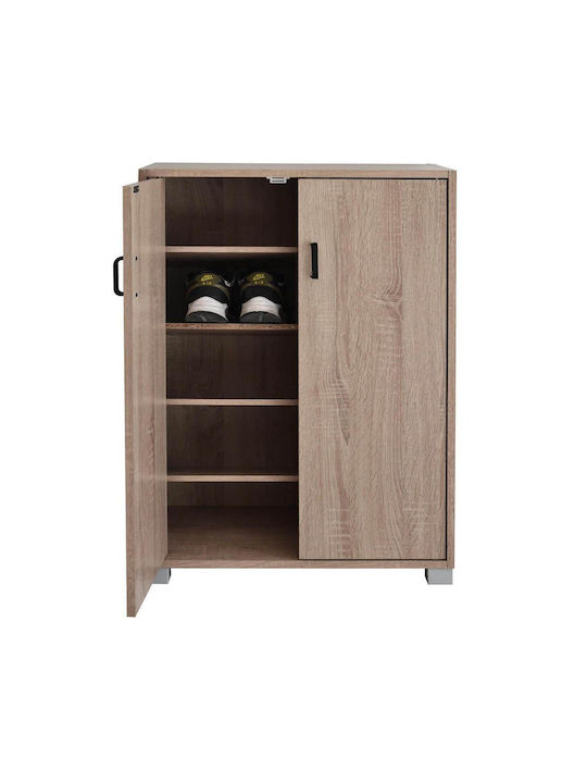 Suport pentru pantofi cu 5 Rafturi Bej L60xW30xH83.5cm
