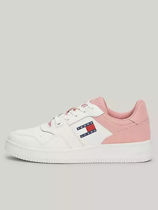 Retro Basket Mix Adidași Pentru Femei Albi / Roz