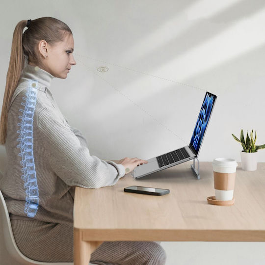 Tech-Protect ULS100 Stand for Laptop up to 16" Silver