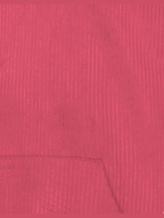 Детски Суичър с Качулка и Джобове Fuchsia