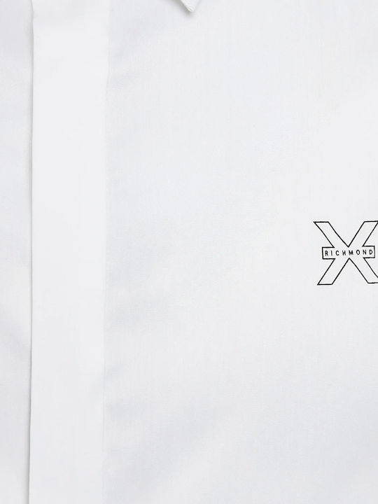 Long-sleeved Cotton Shirt White