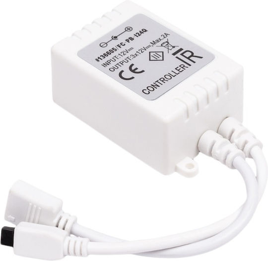 Greenie Ταινία LED 12V RGB Φως 3m με Τροφοδοτικό & Τηλεχειριστήριο