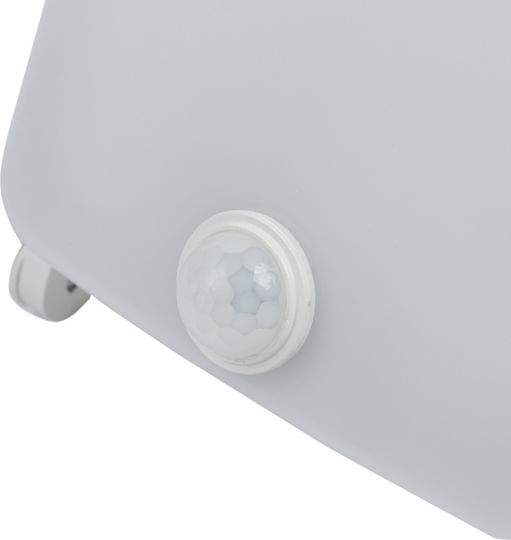 Greenie Στεγανός Προβολέας LED 30W Φυσικό Λευκό 4000K με Αισθητήρα Κίνησης και Τηλεχειριστήριο IP65