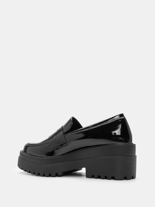 Double-Sole Moccasins with Lug Sole 4318559-black-patent