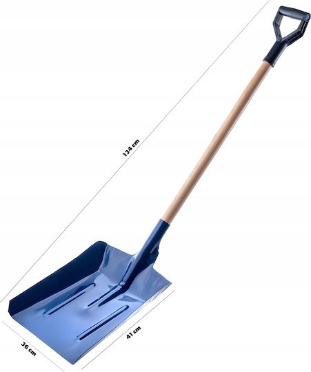 Kadax Coal Shovel with Wooden Shaft 134cm