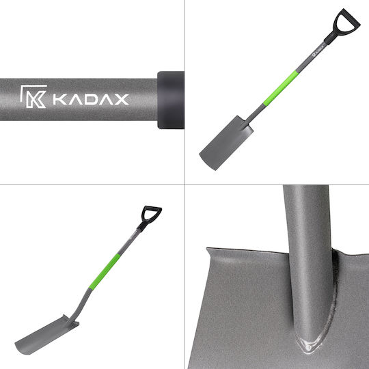 Kadax Φτυάρι με Κοντάρι 126cm και Πλαστική Λαβή