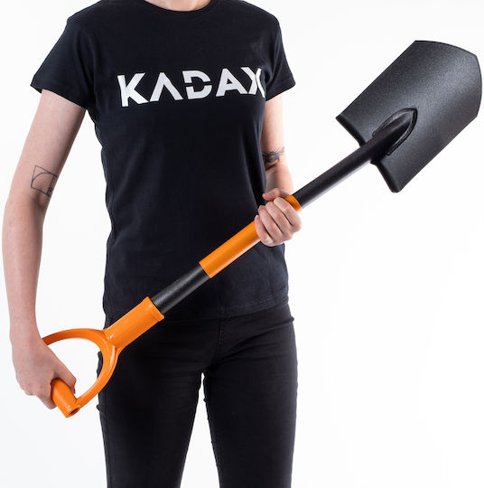 Kadax Лопата за сняг с Дръжка 86см и Пластмасова Дръжка