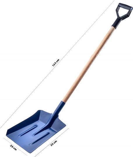 Kadax Φτυάρι Κάρβουνου με Ξύλινο Κοντάρι 133cm