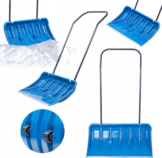 Kadax Schneeschaufel Rollend mit Holzgriff 45cm
