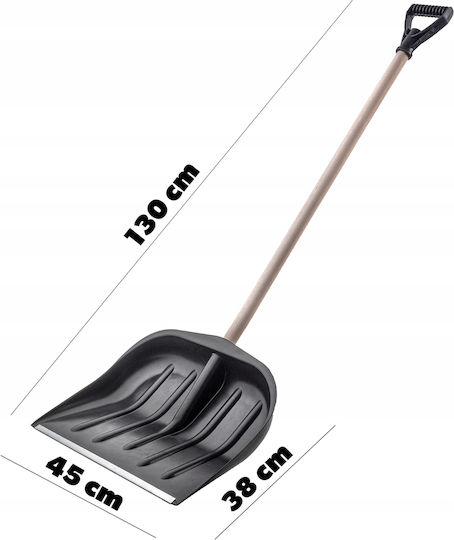 Kadax Snow Shovel with Metal Handle