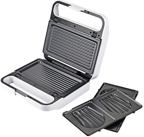 Adler Τοστιέρα για 2 Τοστ 850W Λευκή