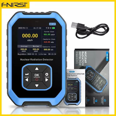 Geiger Counter Nuclear Radiation Detection Personal Dosimeter Alarmsensor in Blau Farbe