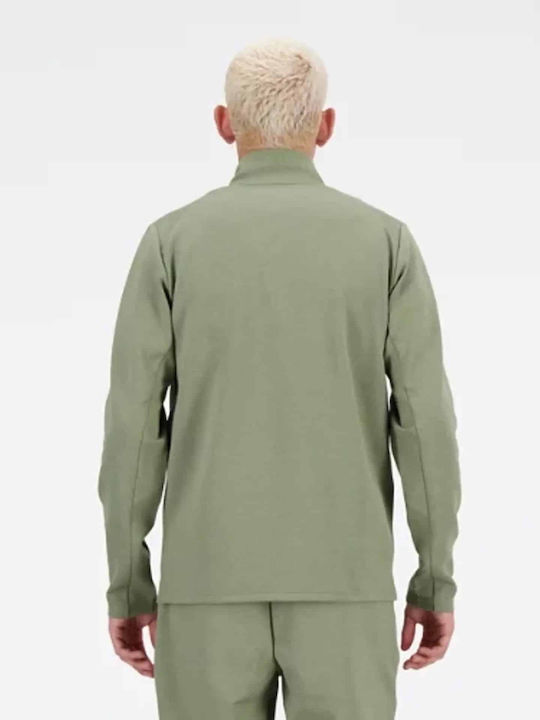New Balance Knitted Cardigan Dark Olive