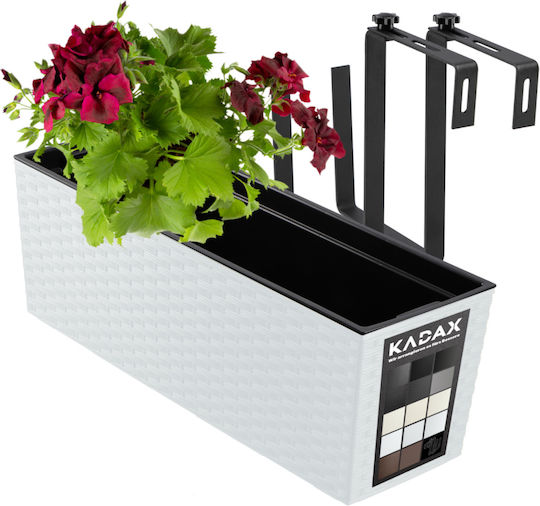 Kadax Βάση Γλάστρας Λευκή 19x56εκ.