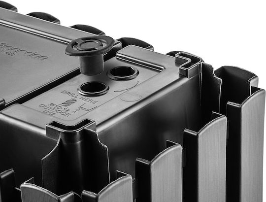 Kadax Self-watering Pot Plastic Anthracite 38cm.