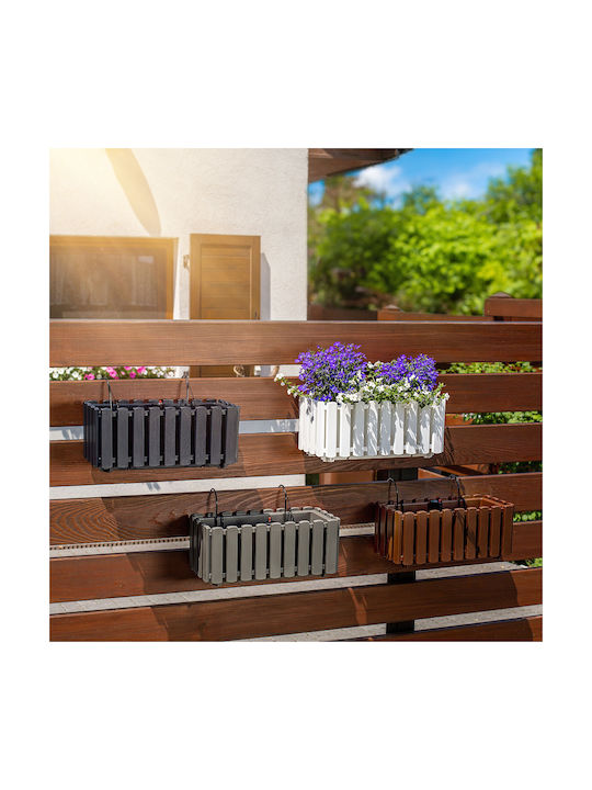 Kadax Self-watering Pot Plastic Anthracite 38cm.