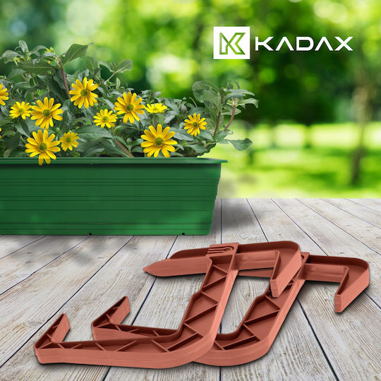 Kadax Άγκιστρα Γλάστρας Πλαστικά 3τμχ