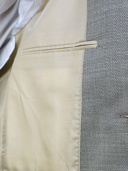 Men's Suit Jacket Slim Fit Beige
