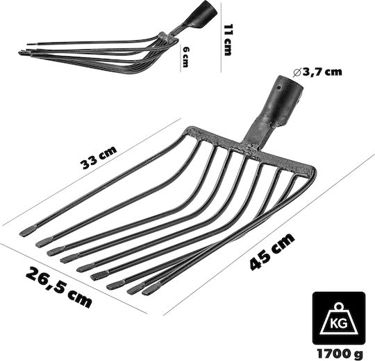 Kadax 34111 Τσουγκράνα Χώματος