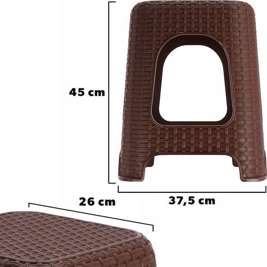 Hocker Für die Küche Kunststoff Brown