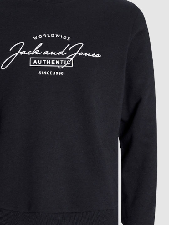 Sweatshirt Big Print Black