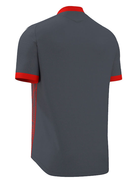 Wyvern Eco Κοντομάνικη Φανέλα Αγώνα Anthracite Red
