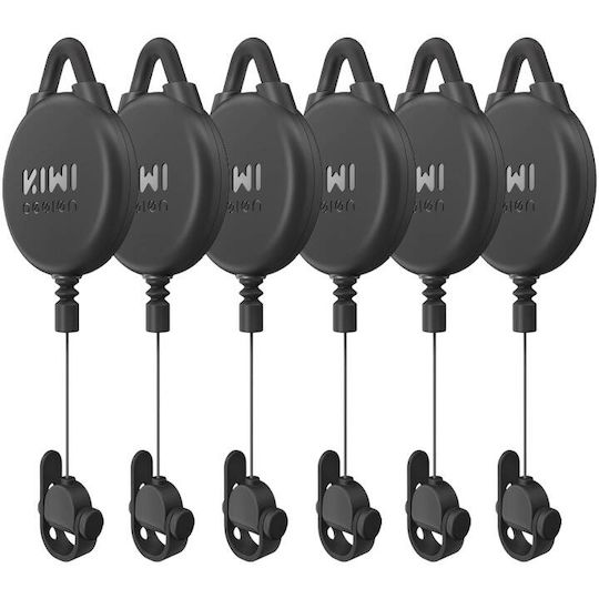 Kiwidesign Vr Cable Pulley System-6 Pcs Kiwi Design V2-6 Meta Quest 2 Black 065329 V2-6 Black Hjt-062 0850052498313