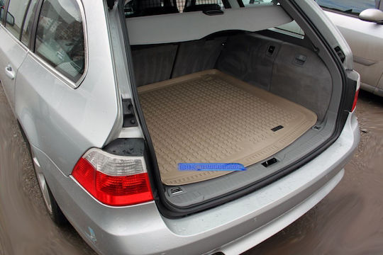 Rezaw Plast Trunk Mat Tray Type for BMW Series 5 / E60 2003 Beige
