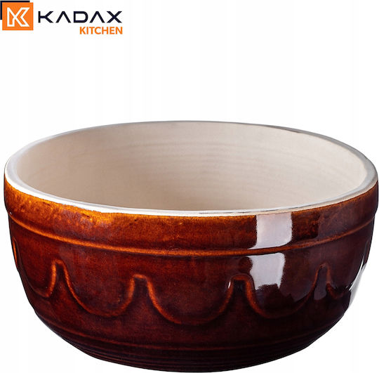 Kadax Салатна купа Керамично Кафяв 1бр