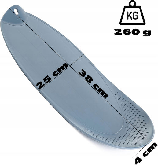 Kadax Suprafață de Tăiere Plastică Gri 38x25cm 1buc