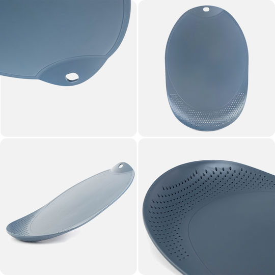 Kadax Suprafață de Tăiere Plastică Gri 38x25cm 1buc