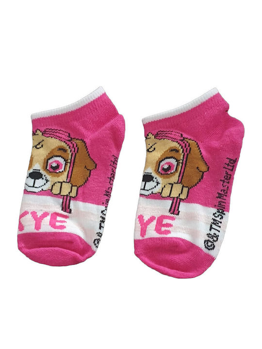 Paw Patrol Kids' Ankle Socks Pink