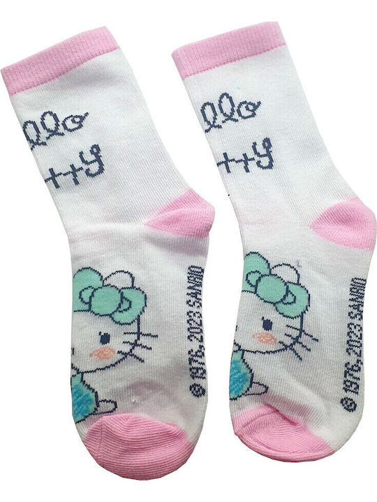 Disney Παιδικές Κάλτσες Hello Kitty White