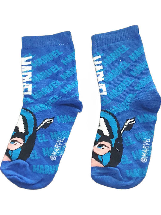 Disney Παιδικές Κάλτσες Marvel Blue Blue