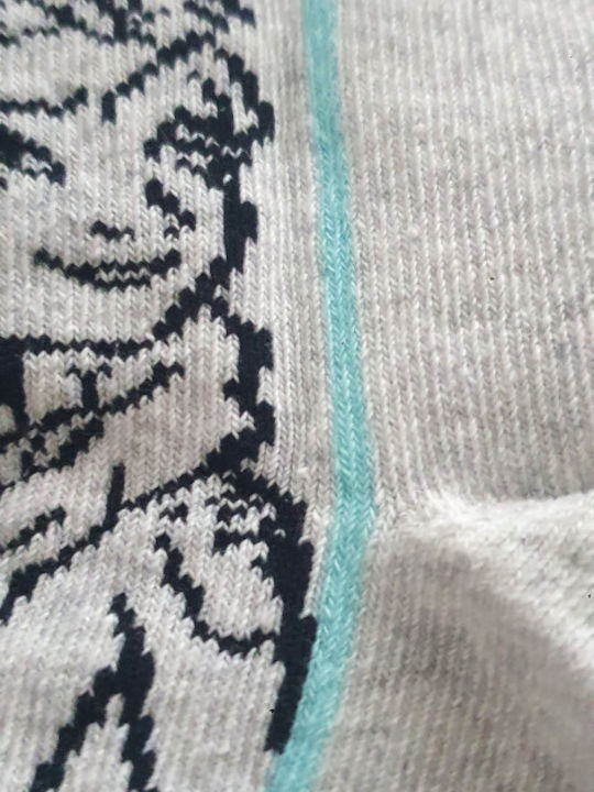Disney Детски чорапи Frozen Ice Grey Melange