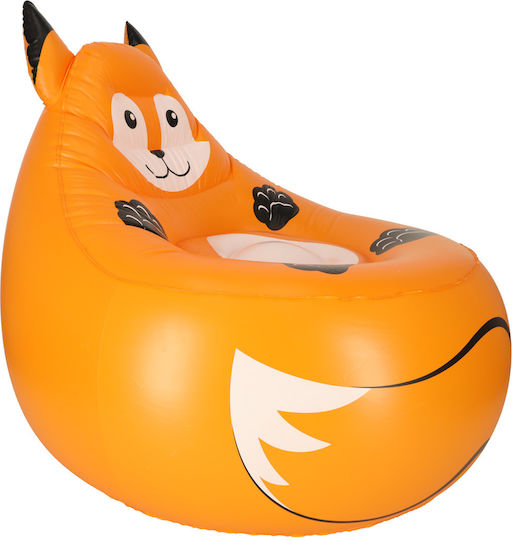 ikonka Aufblasbarer Sessel Orange 72x64cm