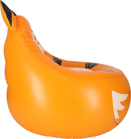 ikonka Aufblasbarer Sessel Orange 72x64cm