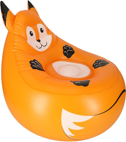ikonka Aufblasbarer Sessel Orange 72x64cm