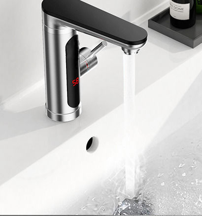 Top Wall Mounted Electric Single-Phase Instant Heater Tap for Bathroom 3kW