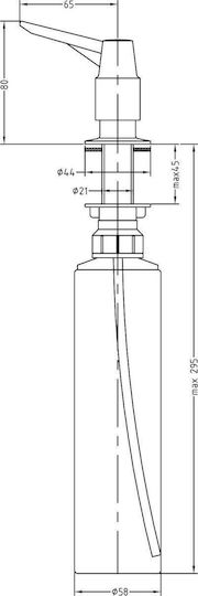 Alveus Dispenser Πλαστικό Πράσινο 500ml