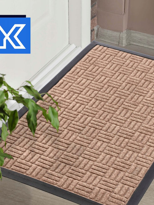 Kadax Fußmatte Sisal Beige 75x45cm