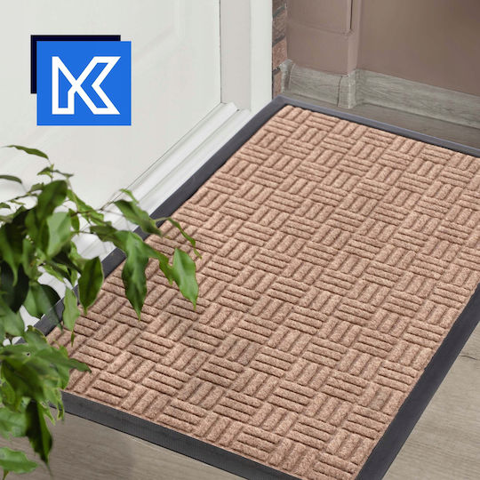 Kadax Fußmatte Sisal Beige 75x45cm