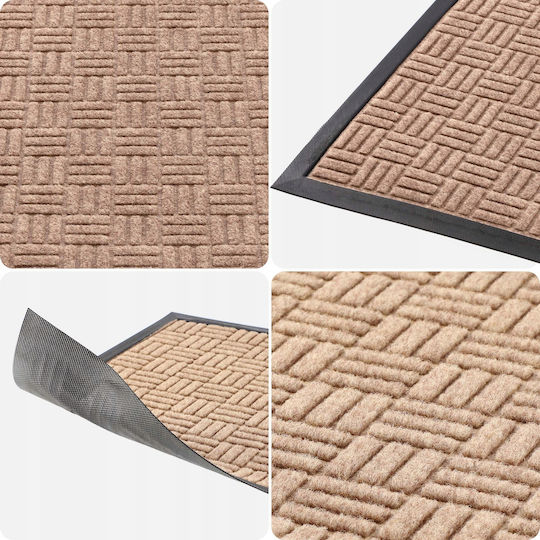 Kadax Fußmatte Sisal Beige 75x45cm