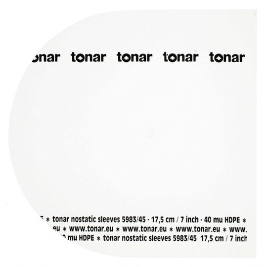 Tonar Capac de protecție din vinil Nostatic 5983 Inner Sleeves 7" 50 Pack
