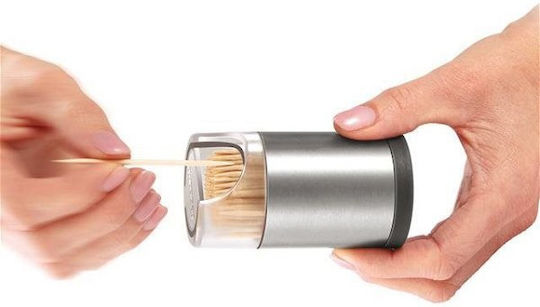 Tescoma Zahnstocher-Etui Inox 4,5x8cm Silber