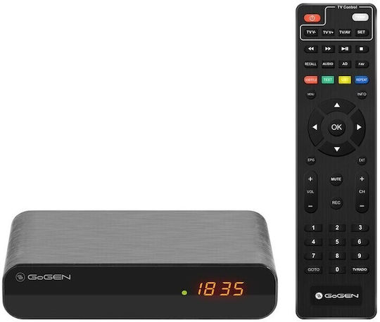 GoGEN DVB142T2PVR Mpeg-4 Digital Receiver SD (480p) Connections SCART / HDMI / USB