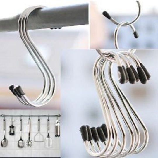 11KAT58 Κρεμαστράκια Inox 4τμχ