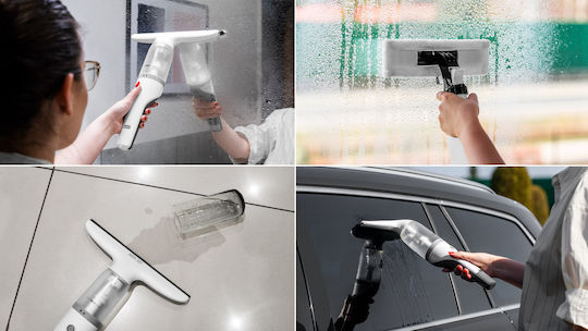 Teesa Battery Hand Window Cleaner 3.7V White
